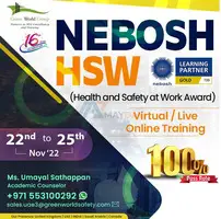 Enroll  NEBOSH HSW Course in  UAE !!