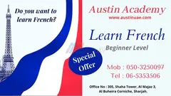 French Classes With Special Offers in Sharjah call 0503250097