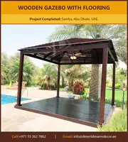 Round Shape Wooden Gazebo Uae | Square Shape Wooden Gazebo in Uae.