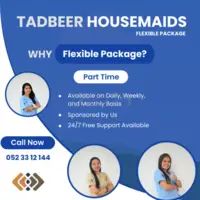 Tadbeer Housemaids Why Flexible Package (Part Time)?
