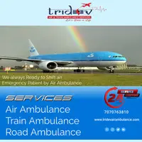 Bed-to-Bed Transfer by Tridev Air Ambulance in Patna Provided For Sufferer Safely