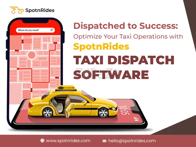 Best taxi dispatch software for your taxi business by SpotnRides - 1