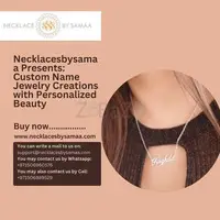 Necklacesbysamaa Presents: Custom Name Jewelry Creations with Personalized Beauty