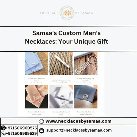 Samaa's Custom Men's Necklaces: Your Unique Gift - 1