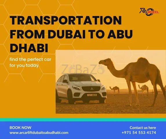 Affordable Dubai To Abu Dhabi Transport with AR Car Lift - 1