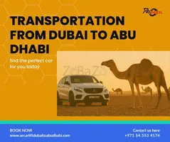 Affordable Dubai To Abu Dhabi Transport with AR Car Lift