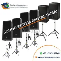 Sound Systems Rental Dubai - Speakers, DJ Equipment