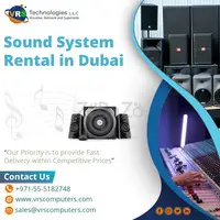 Why is it Necessary to Hire Sound Systems for Events in Dubai?