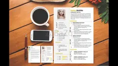 Resume Template with Photo, Professional CV and Cover letter, CV Template with Photo