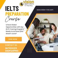 IELTS Coaching at Vision Institute. Call 0509249945 - 1