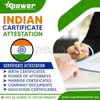 Indian certificate attestation in UAE
