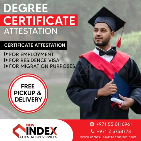 Degree Certificate attestation in UAE - 1