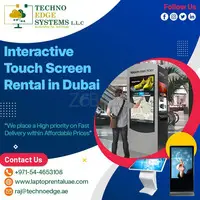 Touch Screen Rental in Dubai, UAE - Techno Edge Systems - 1