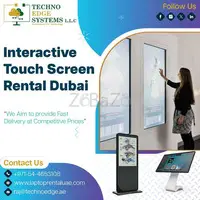 Get Interactive Touch Screen Rentals in Dubai For Events