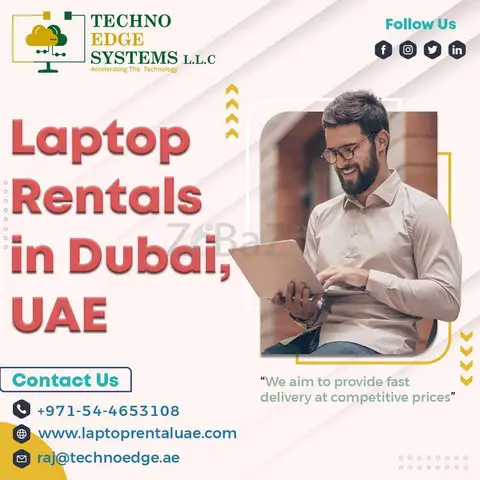 Techno Edge Systems Provide Top Branded Laptops for Rent in Dubai, UAE - 1