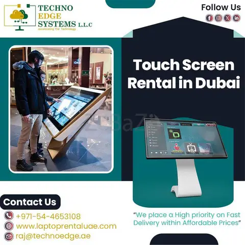 Looking for the latest Branded Touch Screens for Hire in Dubai, UAE? - 1