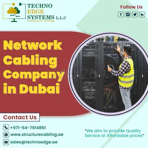 Aligning Networks Requires Network Cabling Installation In Dubai - 1