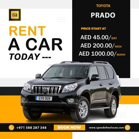 Toyota Prado available for Rent 45 dh per day - 1