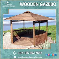 Round Wooden Gazebos | Square Gazebo | Teak Wood Gazebo | Dubai | Abu Dhabi.