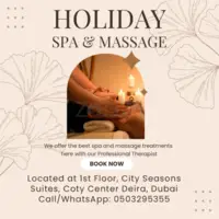 Holiday Spa Massage 04 19 24