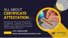 Experience Certificate Attestation Services in UAE