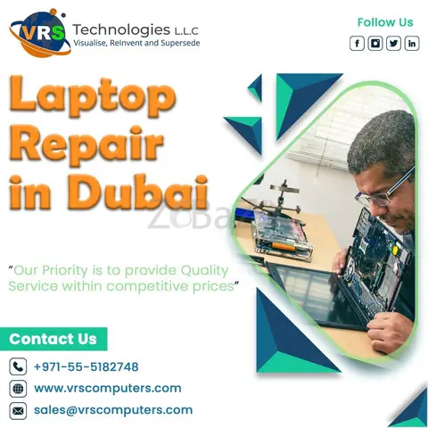 Laptop Repair in Dubai by VRS Technologies LLC - 1