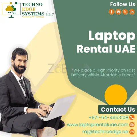 Get High-Performance Laptop Rental in Dubai from Techno Edge Systems - 1