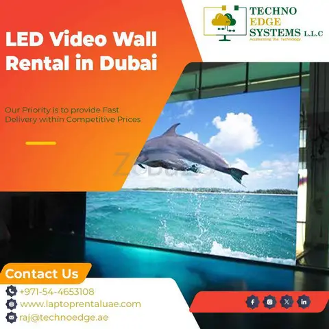 LED Video Wall Rental Solutions in Dubai - Techno Edge Systems - 1