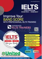 IELTS @1000 Grab this offer with United Institute Call us 0547899234.
