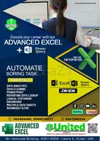 Advanced Excel@800 Join us now at the united institutue.