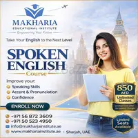 Special Offer – English Classes in Sharjah for 850 AED