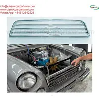Datsun Roadster 1600 front grill (1966-1970) new by Stainless steel - 1