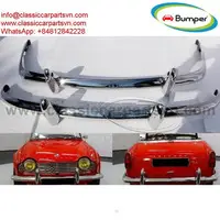 Triumph TR4 (1961-1965) bumpers by stainless steel - 1