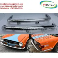 Triumph TR6 bumpers (1969-1974) by stainless stee - 1