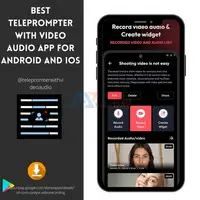 Best Teleprompter with Video Audio App for Android and iOS