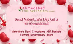 Send Valentine's Day Gifts to Ahmedabad - Online Delivery Exclusively at AhmedabadOnlineFlorists.com