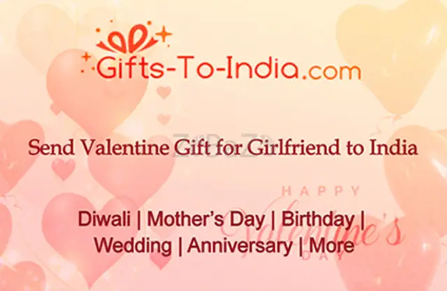 Send Romantic Valentine's Day Gifts for Girlfriend to India with Gifts-to-India.com - 1