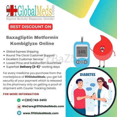 Buy Saxagliptin Metformin Kombiglyze Online - 1/1