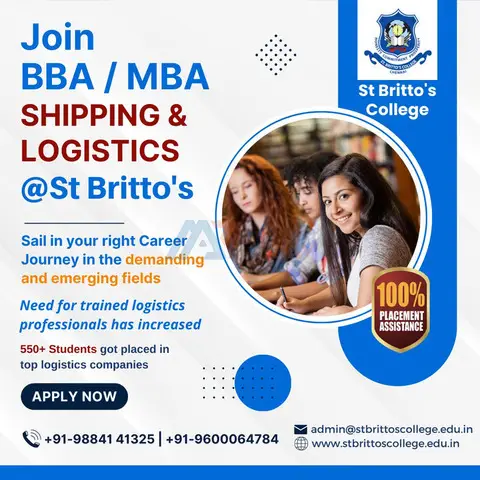 BEST BBA SHIPPING AND LOGISTICS COLLEGE IN CHENNAI-St.Britto's College - 1