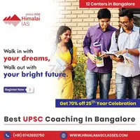 Start your UPSC Career with Himalai IAS, Best UPSC coaching in Bangalore