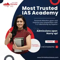 Get Trained by India's No.1 IAS Trainers Best IAS Coaching in Bangalore