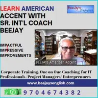 MasterClass with Beejays Effective American Accent Program