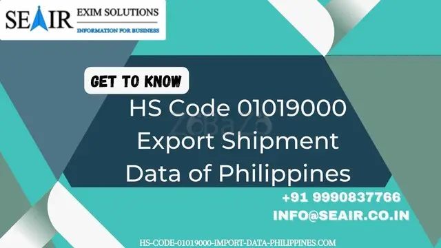 HS Code 01019000 Export Shipment Data of Philippines - 1/1