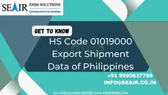 HS Code 01019000 Export Shipment Data of Philippines