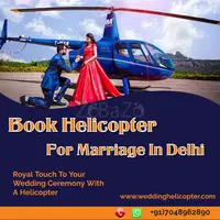 Book Helicopter For Marriage In Delhi