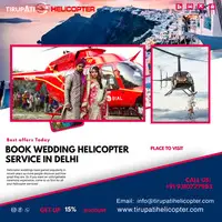 Book wedding helicopter service in delhi