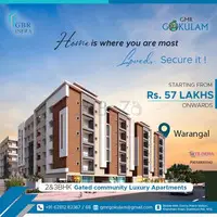 Premium 2 and 3 Bhk flats in warangal  | GBR Infra - 1