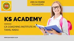 Best CA Coaching Institute in Tamil Nadu - KS Academy
