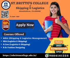 BBA SHIPPING AND LOGISTICS COURSE IN CHENNAI-StBrittos College