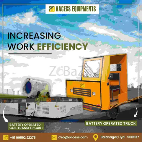 battery powered transfer carts in India |Aacess Equipments - 1